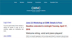 Desktop Screenshot of cmnc.org