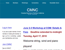 Tablet Screenshot of cmnc.org